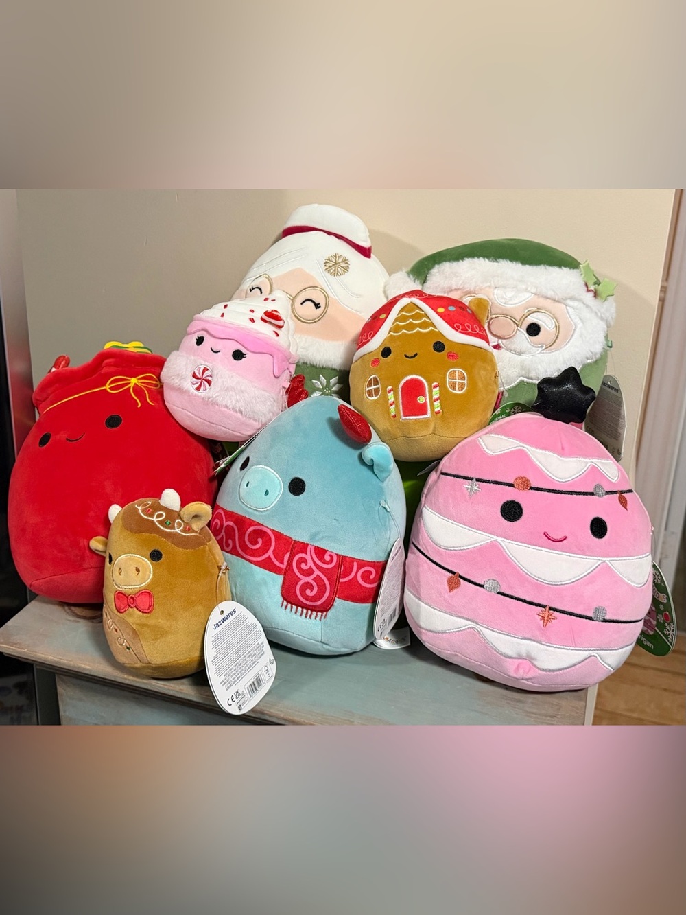 NWT Jazwares Squishmallows Holiday Plush Assortment